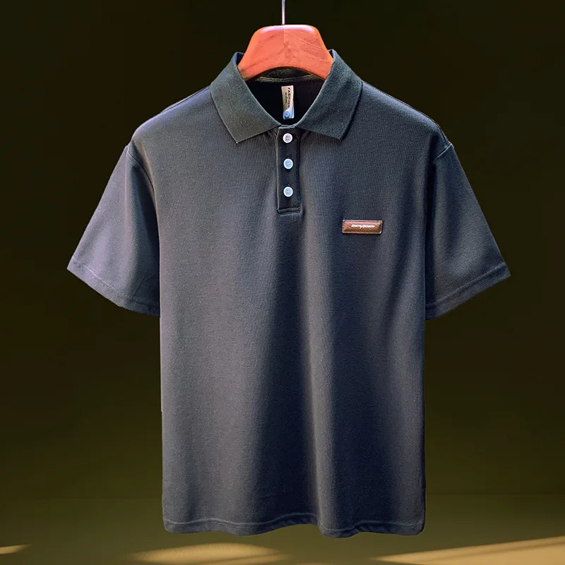 Summer Short sleeved Polo Shirt for Men 2025 New Large Simple T-shirt Top Versatile Casual Men's Clothing
Summer Short sleeved Polo Shirt for Men 2025 New Large Simple T-shirt Top Versatile Casual Men's Clothing