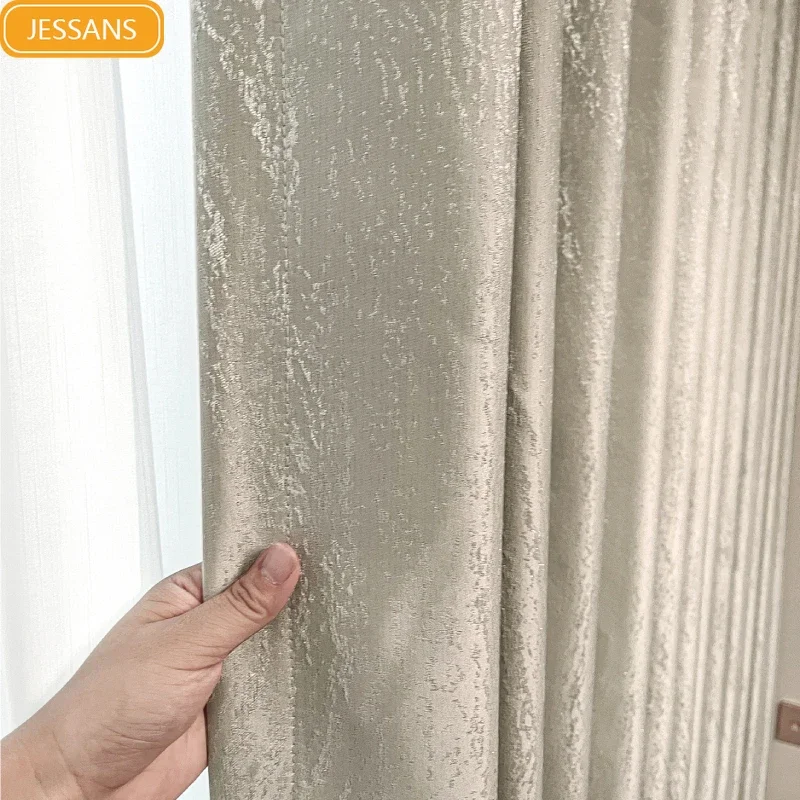 Customized High-precision Gold Wire Jacquard Pearlescent Texture Curtains for Living Room Bedroom French Window Balcony Window
Customized High-precision Gold Wire Jacquard Pearlescent Texture Curtains for Living Room Bedroom French Window Balcony Window