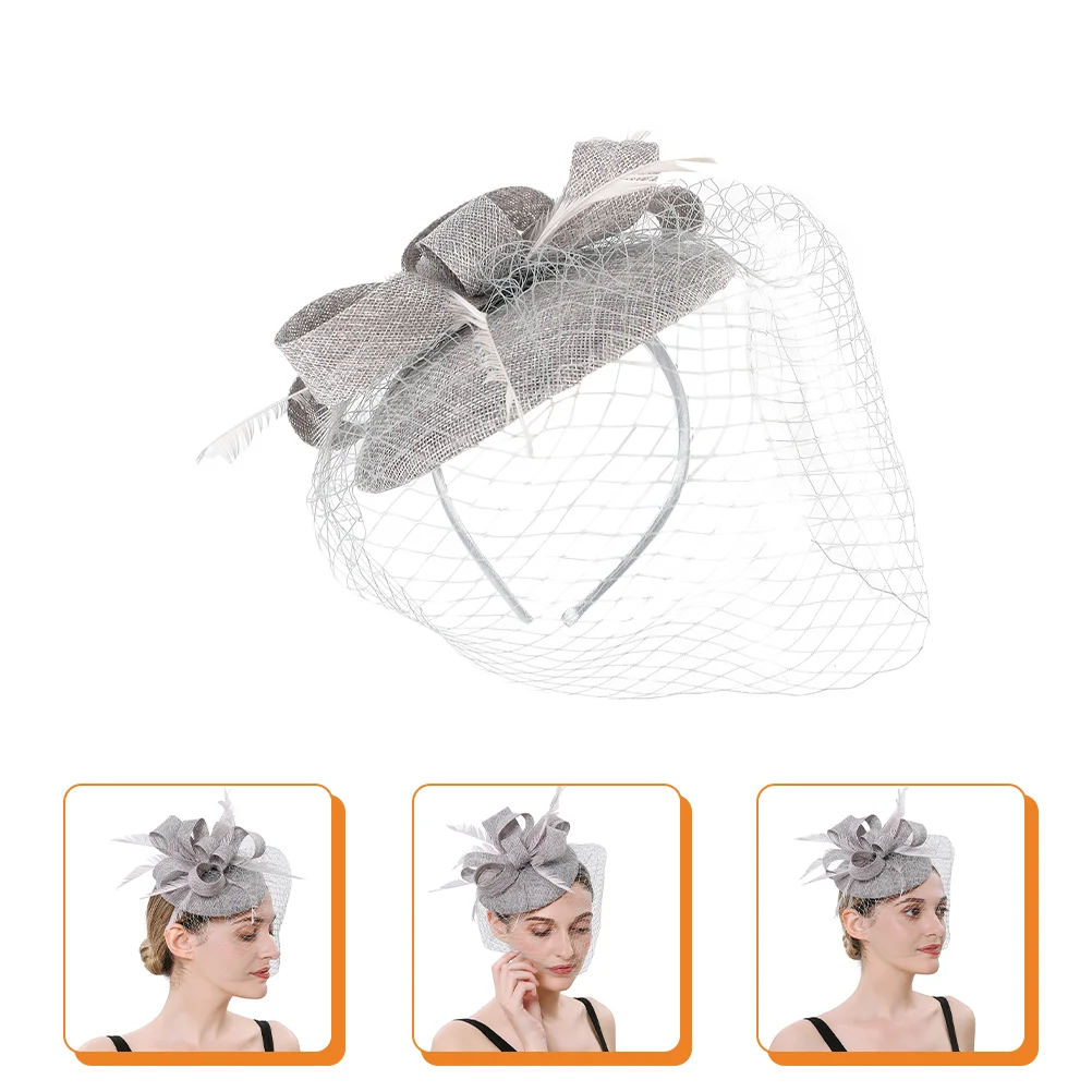 Cocktail Party Hat Tea Headpiece Headbands Charming Fascinator Polyester Mesh Veil Women's
Cocktail Party Hat Tea Headpiece Headbands Charming Fascinator Polyester Mesh Veil Women's