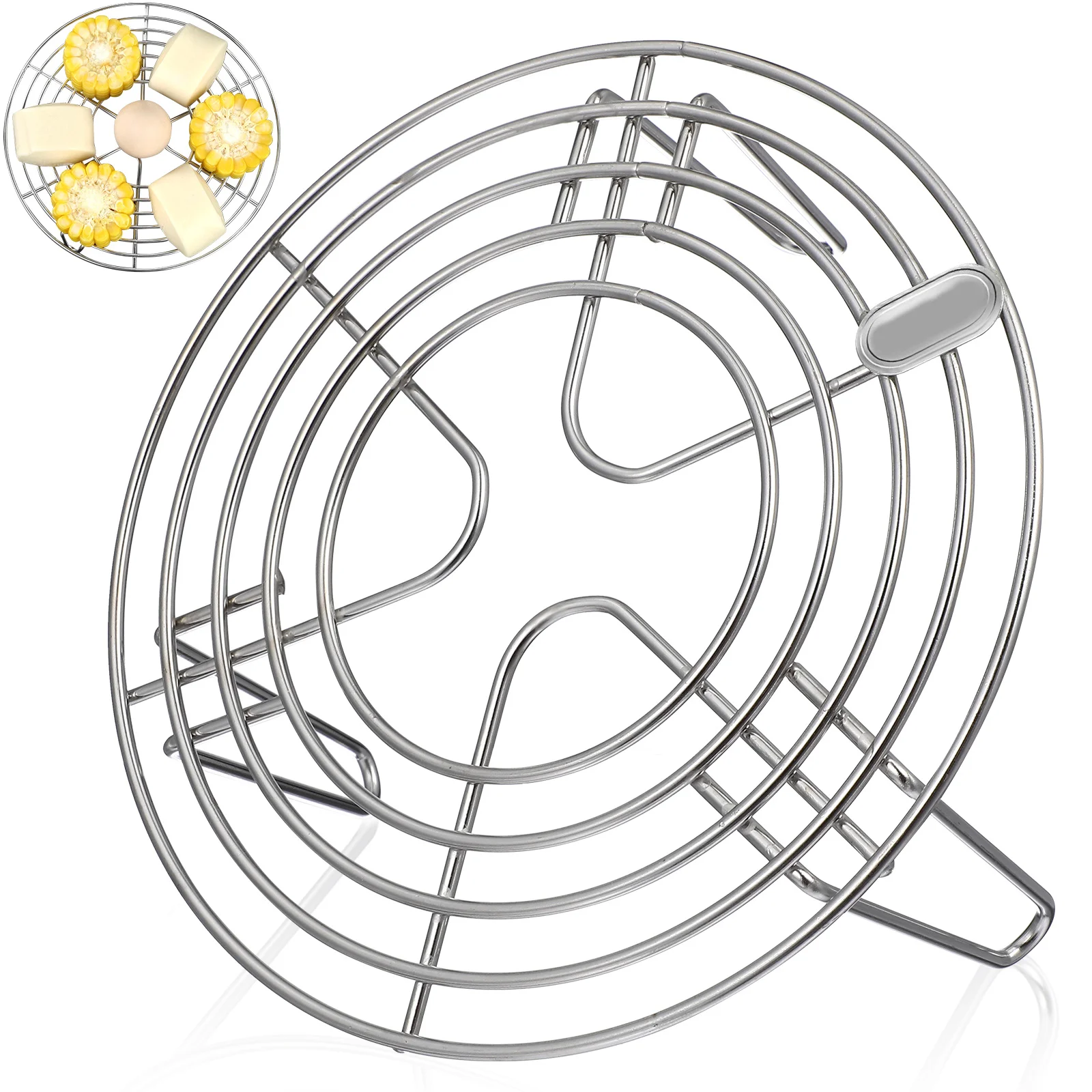Egg Steamer Rack Round Cooling Wire 304 Stainless Steel Baking Cooking Tools Compatible Air Fryer Steamer Cake Pastry
Egg Steamer Rack Round Cooling Wire 304 Stainless Steel Baking Cooking Tools Compatible Air Fryer Steamer Cake Pastry