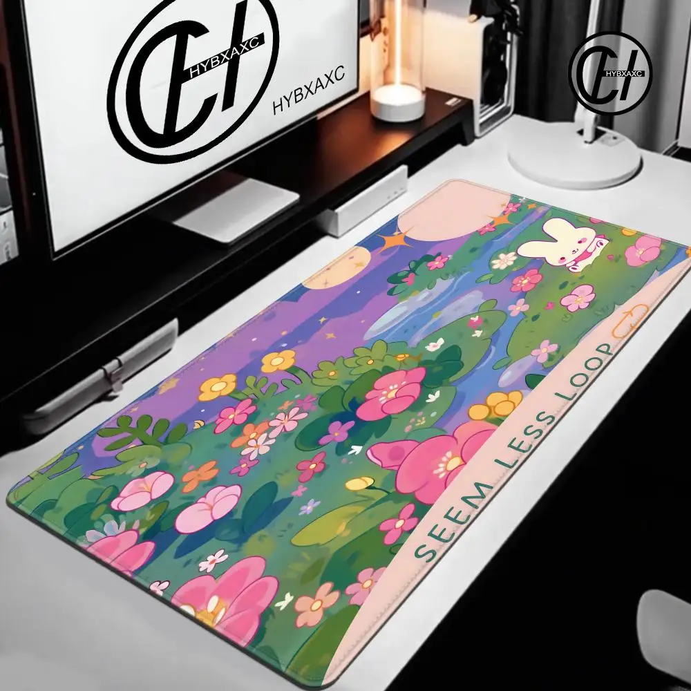 Green Cute Flower Mice Mat High Quality Desk Pad Kawaii Rabbit Cartoon Laptop Rug XXL Large Size Keyboard Locking Edge HYBXAXC
Green Cute Flower Mice Mat High Quality Desk Pad Kawaii Rabbit Cartoon Laptop Rug XXL Large Size Keyboard Locking Edge HYBXAXC