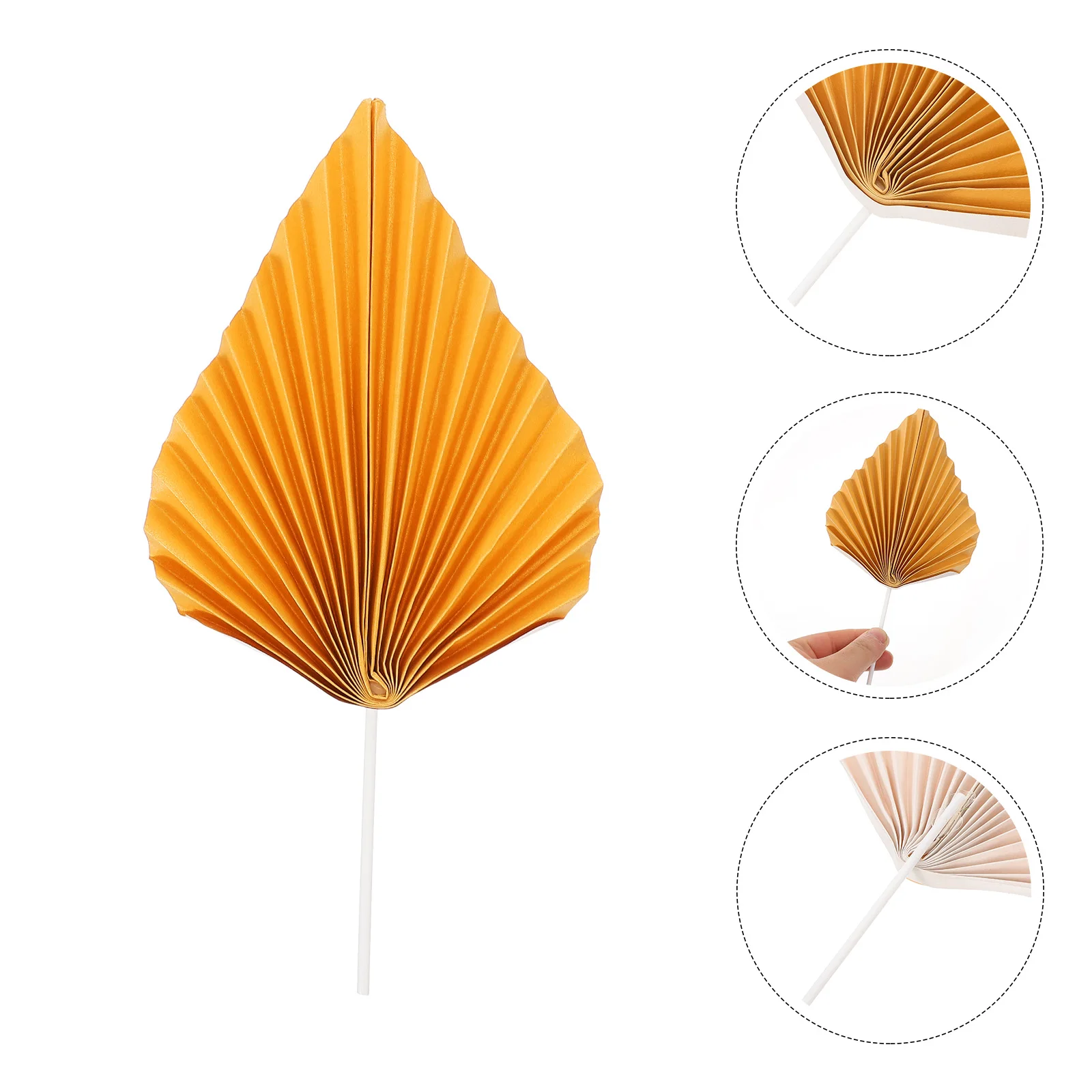 10pcs Golden Palm Leaf Decorations Tropical Paper Fan Cake Toppers Bohemian Style Party Accessories Cake Decorating Leaf
10pcs Golden Palm Leaf Decorations Tropical Paper Fan Cake Toppers Bohemian Style Party Accessories Cake Decorating Leaf