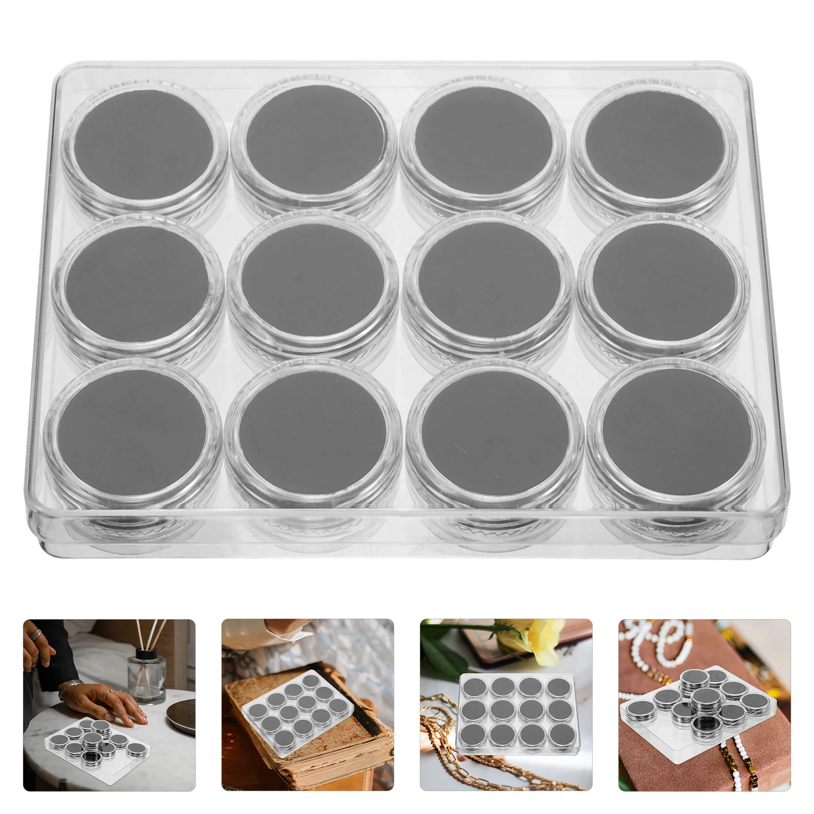 2Pcs Acrylic Bare Stone Gemstone Display Case Jewelry Holder Crystal Rough Storage Container Plastic Bead Box Medal
2Pcs Acrylic Bare Stone Gemstone Display Case Jewelry Holder Crystal Rough Storage Container Plastic Bead Box Medal