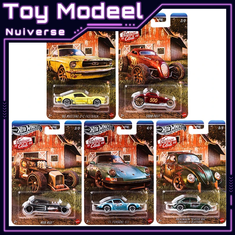 Коллекционная модель автомобиля Hot Wheels Silver Standard High Speed Retro Classic Club Series 1/64 Porsche Mustang из сплава, подарок для мальчиков
Коллекционная модель автомобиля Hot Wheels Silver Standard High Speed Retro Classic Club Series 1/64 Porsche Mustang из сплава, подарок для мальчиков