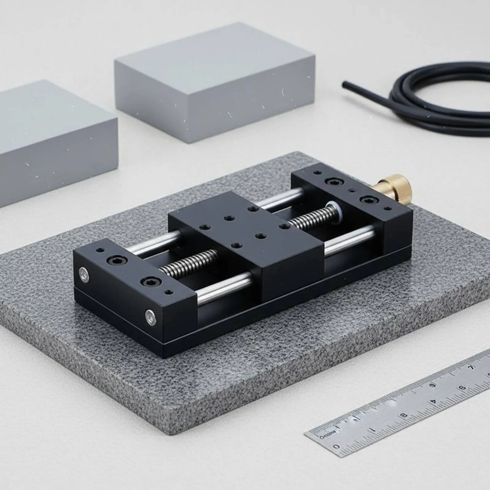 Precision XY Axis Stage Fluid Movement Manual XY Slide Stage Industrial Equipment Scale Ruler Aluminum Alloy Body
Precision XY Axis Stage Fluid Movement Manual XY Slide Stage Industrial Equipment Scale Ruler Aluminum Alloy Body