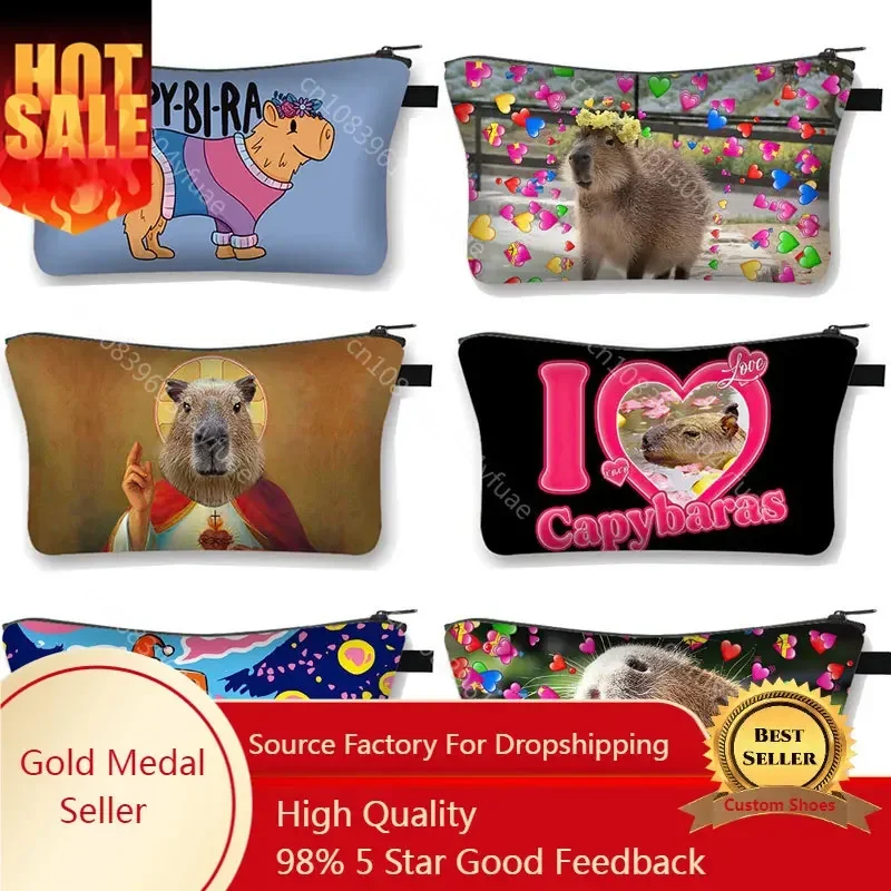 Cute Animal Capybara Cosmetic Case Funny Ok L Pull Up Makeup Bags Girls Toiletries Organizers Small Handbag Cute Cosmetic Bag
Cute Animal Capybara Cosmetic Case Funny Ok L Pull Up Makeup Bags Girls Toiletries Organizers Small Handbag Cute Cosmetic Bag
