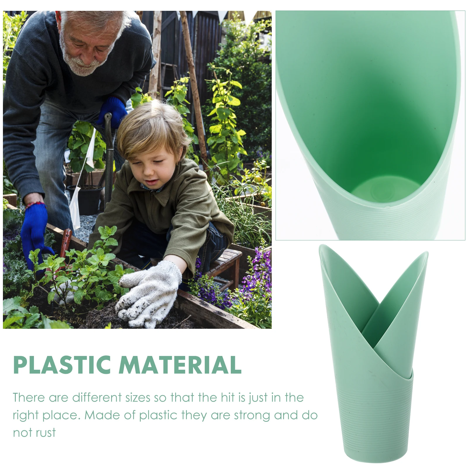 6pcs Plastic Gardening Shovels Kids Small Hand Scoops Tools Bonsai Soil Moving Planting Outdoor Garden Vegetables Landscaping
6pcs Plastic Gardening Shovels Kids Small Hand Scoops Tools Bonsai Soil Moving Planting Outdoor Garden Vegetables Landscaping