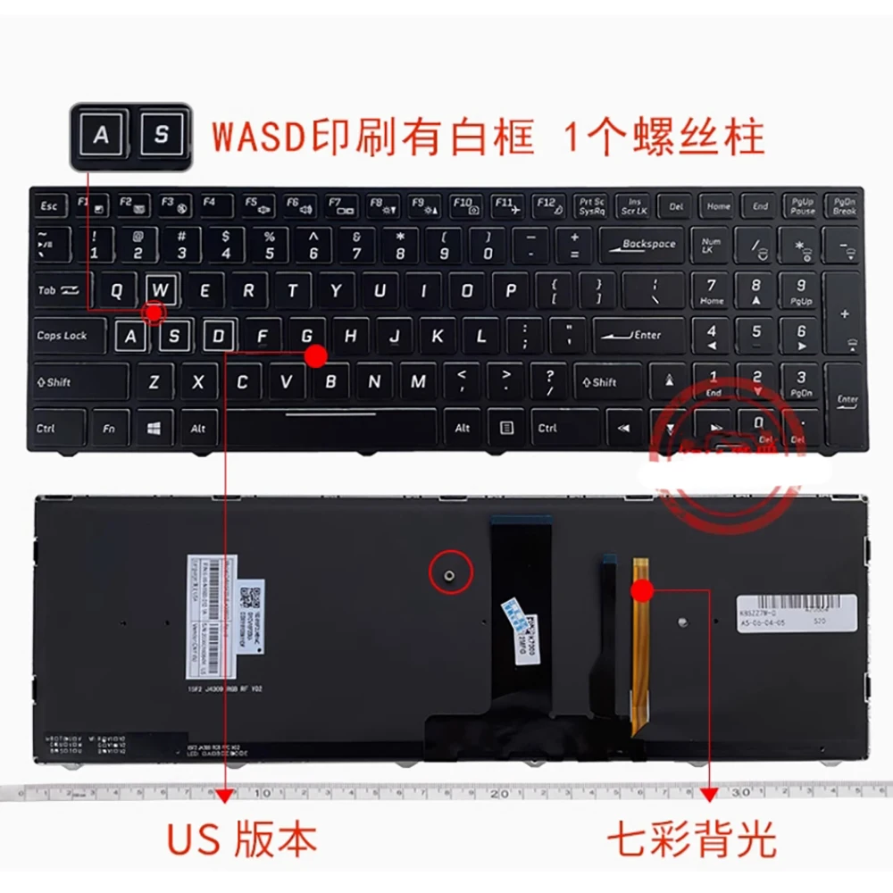 US for Mechanic M51 F57 Blue Sky N650 N950 N957 N750 N850 N855 N857 N850HZ/HN/HK1 N850HCHL N650 N950 P950 Laptop Keyboard
US for Mechanic M51 F57 Blue Sky N650 N950 N957 N750 N850 N855 N857 N850HZ/HN/HK1 N850HCHL N650 N950 P950 Laptop Keyboard