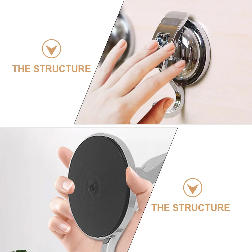 2 pcs Suction Cup Hooks Wall Traceless Hangers Tpu Abs Reusable Strong Load-Bearing For Towels Keys Lights Glass Ceramic
2 pcs Suction Cup Hooks Wall Traceless Hangers Tpu Abs Reusable Strong Load-Bearing For Towels Keys Lights Glass Ceramic