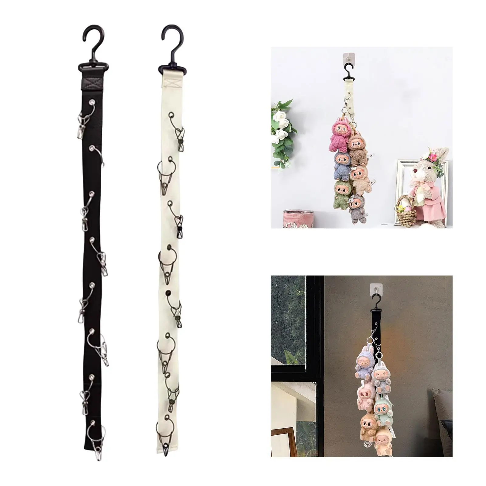 Doll Hanging Organizer, Hanging Stuffed Animal Holder with Clips, Doll Storage Display Strap for over Door, Wall
Doll Hanging Organizer, Hanging Stuffed Animal Holder with Clips, Doll Storage Display Strap for over Door, Wall