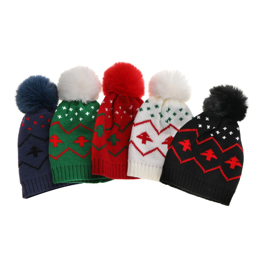 Autumn and winter new warm ball Christmas tree jacquard knitting cute boys and girls cap ZZM06
Autumn and winter new warm ball Christmas tree jacquard knitting cute boys and girls cap ZZM06