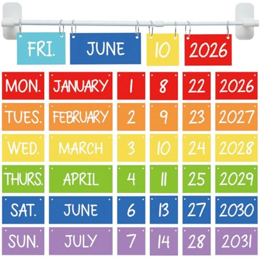 Magnetic Colorful Flip Calendar for Classroom Colorful Flip Calendar Bulletin Board Set Classroom Calendars with Magnetic Adjus
Magnetic Colorful Flip Calendar for Classroom Colorful Flip Calendar Bulletin Board Set Classroom Calendars with Magnetic Adjus