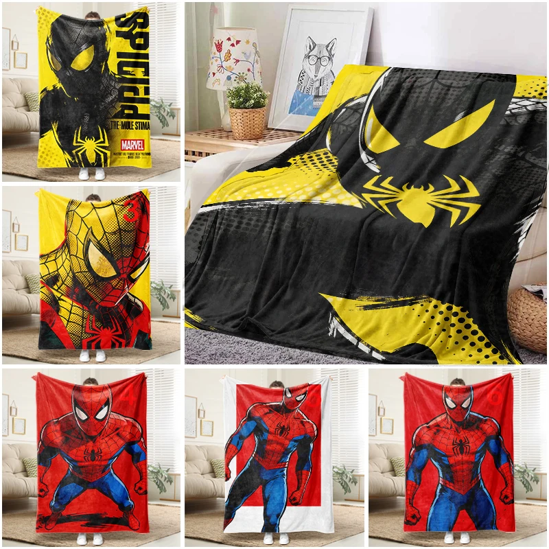 Marvel Black Yellow Spiderman Blanket Soft Flannel Throw Sofa Bed Cover for Kids Adults Home Decor
Marvel Black Yellow Spiderman Blanket Soft Flannel Throw Sofa Bed Cover for Kids Adults Home Decor