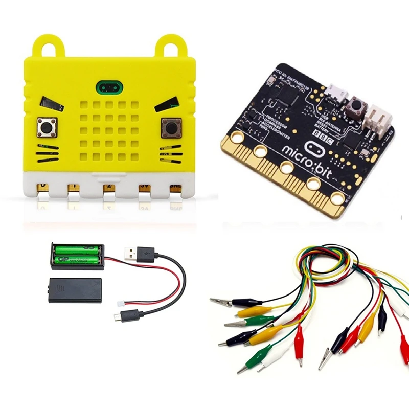 RISE-Micro:Bit GO Starter Kit Built-In Speaker And Microphone Support AI And Machine Learning With Protective Case
RISE-Micro:Bit GO Starter Kit Built-In Speaker And Microphone Support AI And Machine Learning With Protective Case