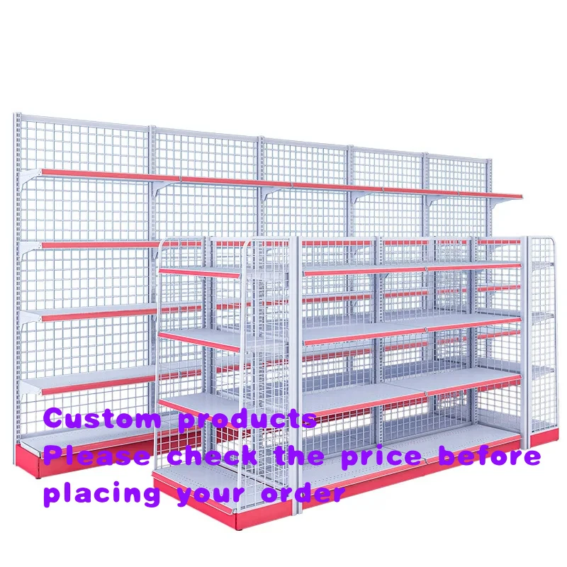 custom.Metal Heavy Duty Supermarket Gondola Shelf with Mesh Back Panel Retail Grocery Pharmacy Product Display
custom.Metal Heavy Duty Supermarket Gondola Shelf with Mesh Back Panel Retail Grocery Pharmacy Product Display