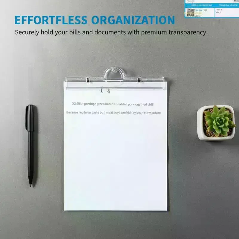 Magnetic Transparent File Folders Strong Suction Not Easy To Fall Off Multifunctional Office Supplies File Folders
Magnetic Transparent File Folders Strong Suction Not Easy To Fall Off Multifunctional Office Supplies File Folders