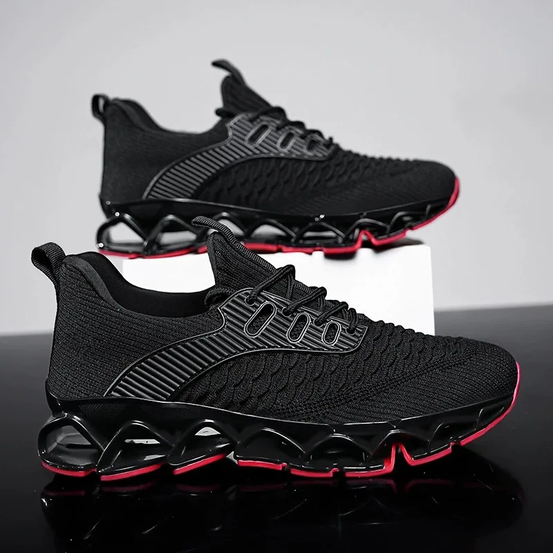 1 пара кроссовок для бега большого размера для мужчин, противоскользящие амортизирующие крутые подошвы для ходьбы, треккинга, отдыха, летние кроссовки для бега Zapatills
1 пара кроссовок для бега большого размера для мужчин, противоскользящие амортизирующие крутые подошвы для ходьбы, треккинга, отдыха, летние кроссовки для бега Zapatills