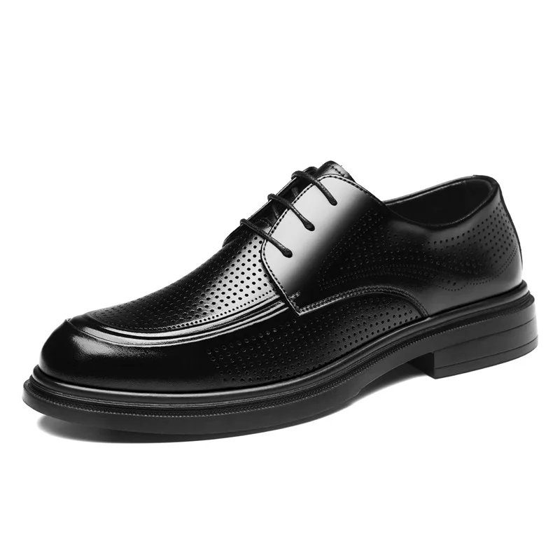 New Lace Designer Derby Shoes for Man Hallow Breathable Business Casual Leather Shoes Male Summer Autumn Fashion Dress Shoe Man
New Lace Designer Derby Shoes for Man Hallow Breathable Business Casual Leather Shoes Male Summer Autumn Fashion Dress Shoe Man