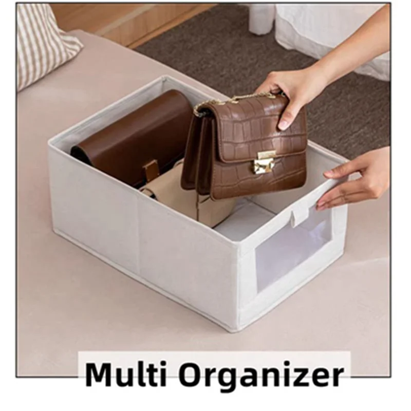ABKY-8 Pack Storage Bins, Storage Containers For Organizing Clothing, Jeans,Closet - Closet Organizers And Storage Beige
ABKY-8 Pack Storage Bins, Storage Containers For Organizing Clothing, Jeans,Closet - Closet Organizers And Storage Beige