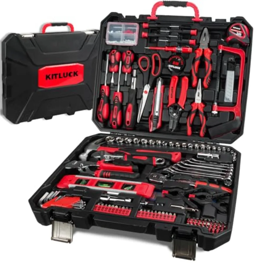 228-piece Home Tool Kit, Household Hand Repair Tool Set for men, Portable Tool box Set with Tools (Screwdriver, Wrench, Plier, S
228-piece Home Tool Kit, Household Hand Repair Tool Set for men, Portable Tool box Set with Tools (Screwdriver, Wrench, Plier, S