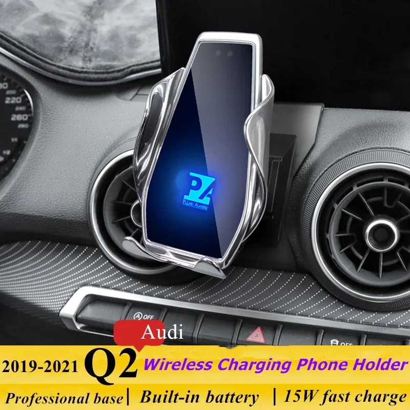 2019-2021 For Audi Q2 Phone Holder Wireless Charger Car Cell Mobile Phones Mount Navigation Bracket GPS Support 360 Rotating
2019-2021 For Audi Q2 Phone Holder Wireless Charger Car Cell Mobile Phones Mount Navigation Bracket GPS Support 360 Rotating