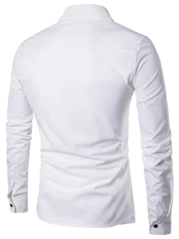 White Non-Iron Thin Men's Dress Shirt Summer 2023 CleanFit Collar Nine-Sleeve PU Leather Special Wide Fit for Middle-Age...
White Non-Iron Thin Men's Dress Shirt Summer 2023 CleanFit Collar Nine-Sleeve PU Leather Special Wide Fit for Middle-Age...