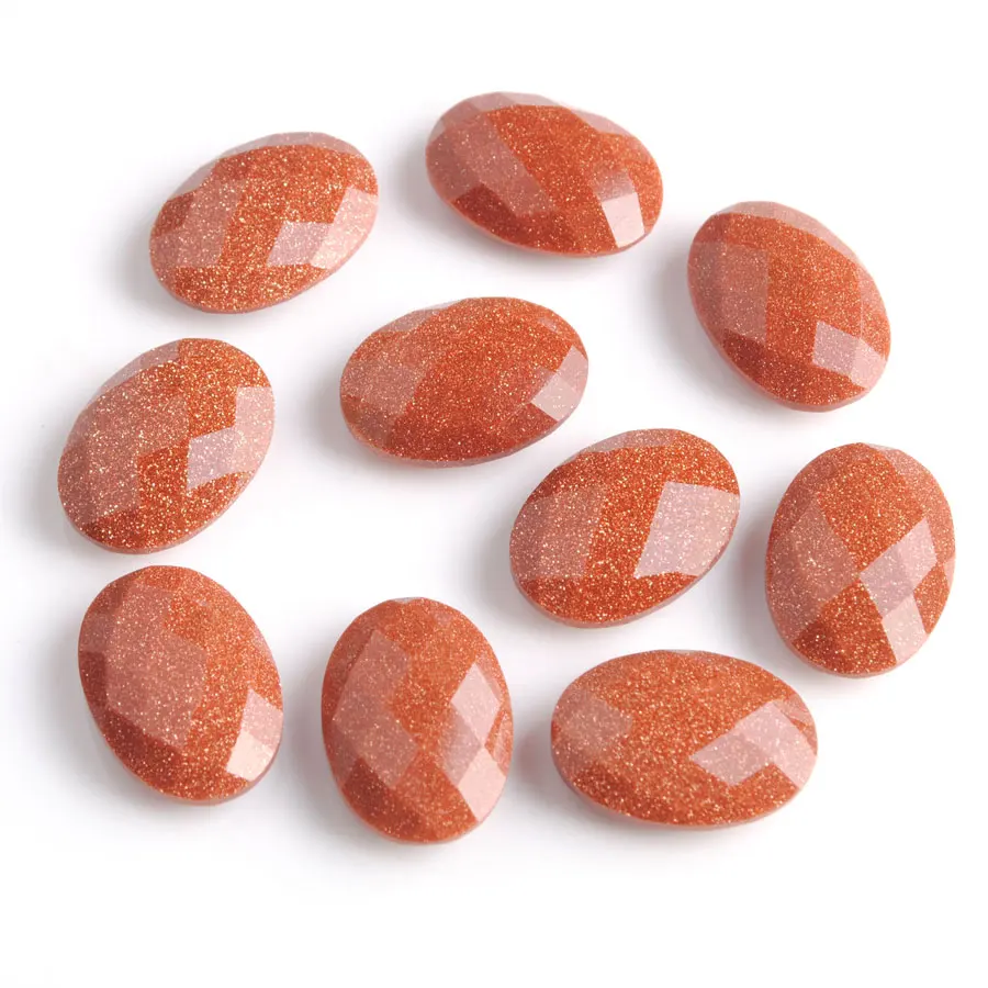 10Pcs 13x18mm Natural Stone Oval Faceted Cabochons Flat Back Loose Beads for Jewelry Making DIY Earring BZ901
10Pcs 13x18mm Natural Stone Oval Faceted Cabochons Flat Back Loose Beads for Jewelry Making DIY Earring BZ901