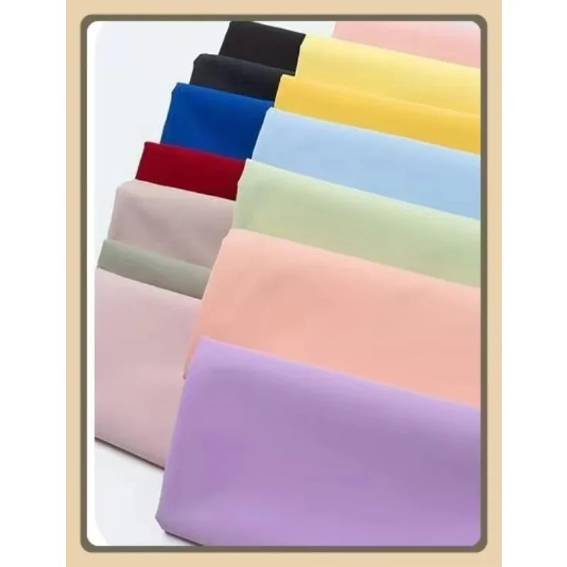 Solid color matte cool silk cotton feel fabric anti wrinkle breathable material for spring autumn coat windbreaker jacket sewing
Solid color matte cool silk cotton feel fabric anti wrinkle breathable material for spring autumn coat windbreaker jacket sewing