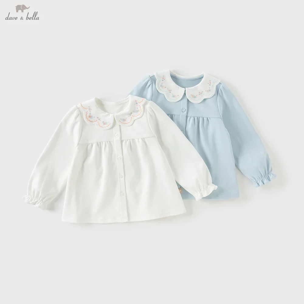 Dave Bella Girls' Pure Cotton Shirt Clothes Girls Baby Blouse Cute Sweet Gentle Autumn Children's Shirt Tops Outdoor DB3253299
Dave Bella Girls' Pure Cotton Shirt Clothes Girls Baby Blouse Cute Sweet Gentle Autumn Children's Shirt Tops Outdoor DB3253299