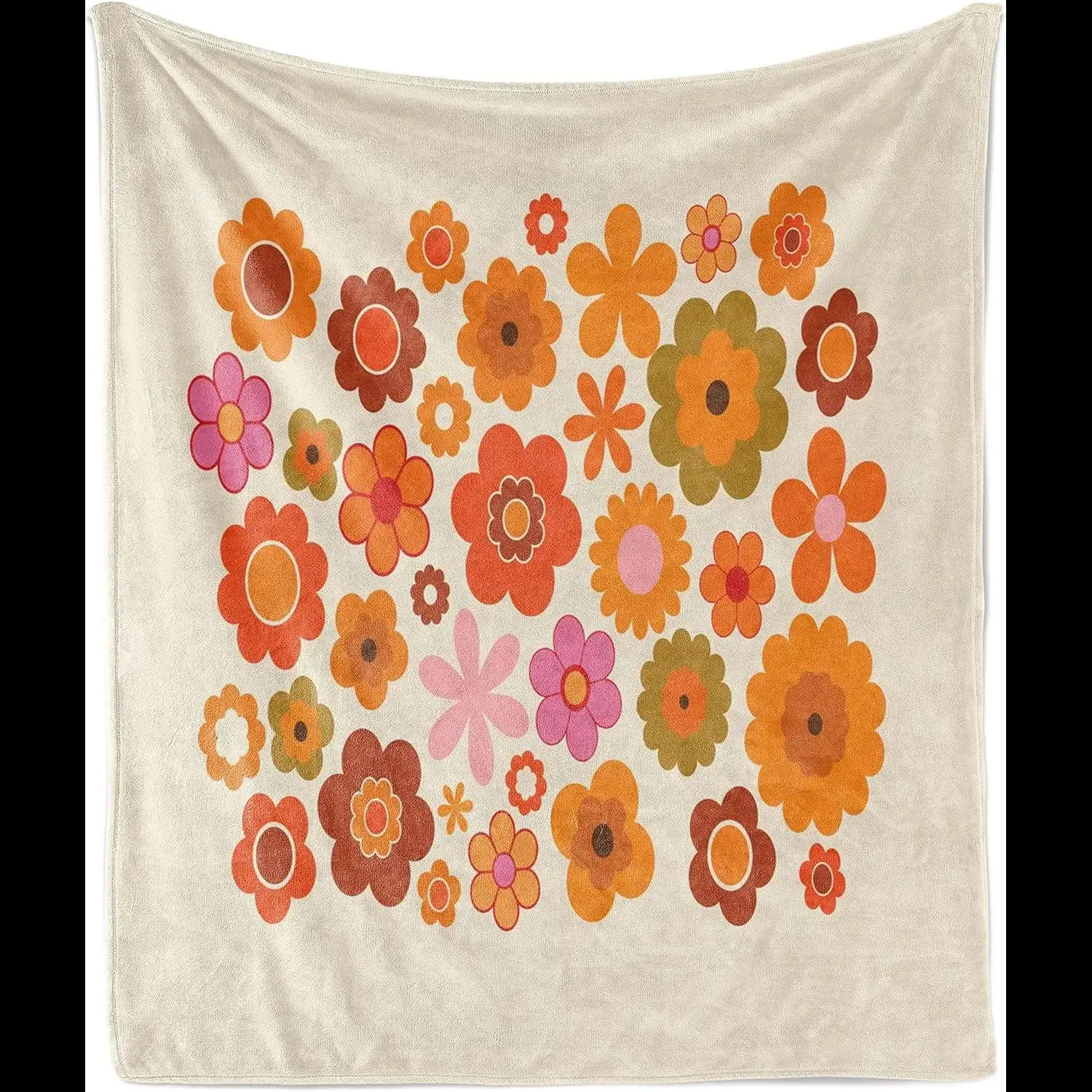 s Throw Blanket Vintage Style Blossoming Flowers on Beige Background HandDrawn Flannel Fleece Accent
s Throw Blanket Vintage Style Blossoming Flowers on Beige Background HandDrawn Flannel Fleece Accent