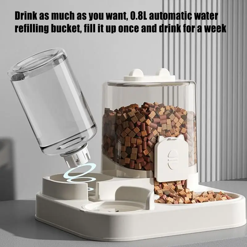 Dog Feeder Automatic Water Food Feeder Automatic For Cats 1.8L Detachable Food Bowl Drinking Dish For Small Medium Breeds Indoor
Dog Feeder Automatic Water Food Feeder Automatic For Cats 1.8L Detachable Food Bowl Drinking Dish For Small Medium Breeds Indoor
