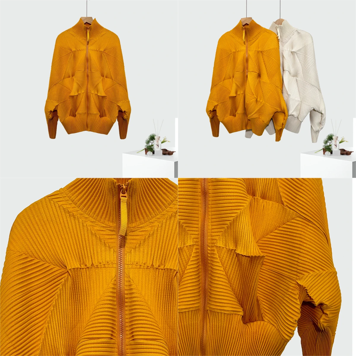 Miyake Pleated Autumn/winter 2025 New Hoodie Jacket for Women, Loose, Fashionable, Casual, Versatile Zipper Cardigan Top Pleat
Miyake Pleated Autumn/winter 2025 New Hoodie Jacket for Women, Loose, Fashionable, Casual, Versatile Zipper Cardigan Top Pleat