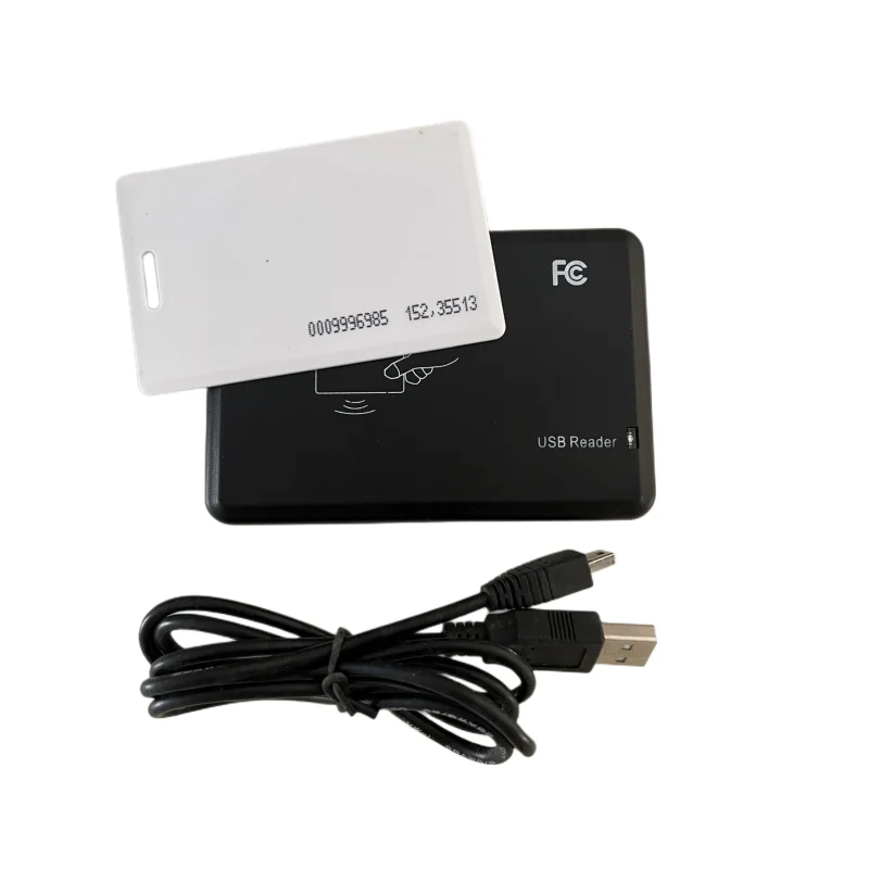 RFID 125KHZ EM4100 USB Reader Proximity Smart ID Card Read First 10 Digital No Software Need For Door Access Control System
RFID 125KHZ EM4100 USB Reader Proximity Smart ID Card Read First 10 Digital No Software Need For Door Access Control System