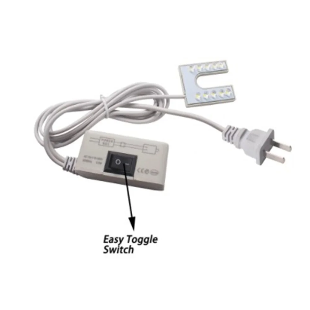 10led U-shaped Led Sewing Machine Light With Magnetic Base For Sewing Machine 110-250v Eu/us Plug
10led U-shaped Led Sewing Machine Light With Magnetic Base For Sewing Machine 110-250v Eu/us Plug