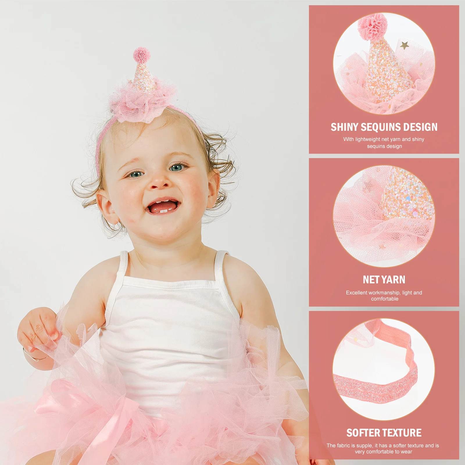 2Pcs Birthday Hat for Kids Creative Design Mesh Yarn Caps Party Decor Unique Gift Party Hats Birthday Yarn Hats
2Pcs Birthday Hat for Kids Creative Design Mesh Yarn Caps Party Decor Unique Gift Party Hats Birthday Yarn Hats