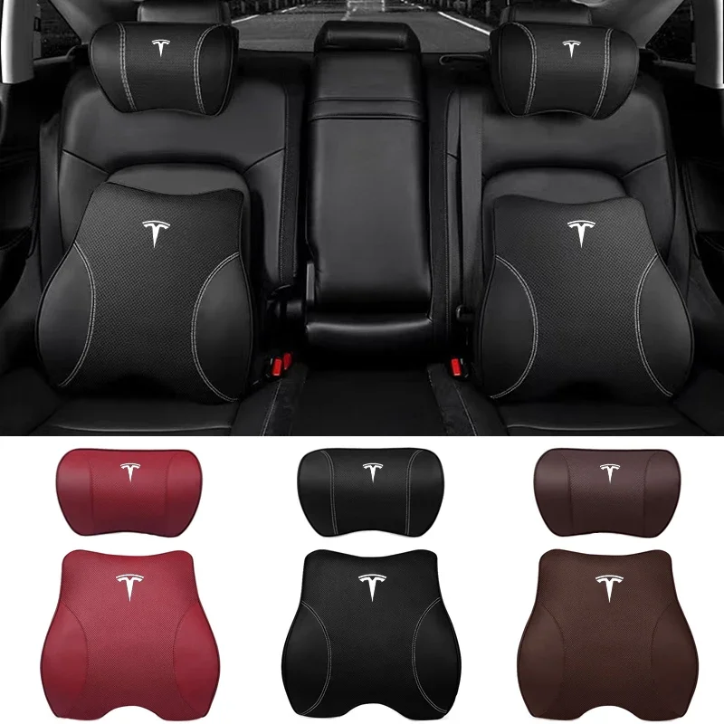 Car Headrest Pillow Neck Back Support Cushion for Tesla Model S X Y 3 P85D P100D Roadster Cybertruck Auto Interior Accessories
Car Headrest Pillow Neck Back Support Cushion for Tesla Model S X Y 3 P85D P100D Roadster Cybertruck Auto Interior Accessories