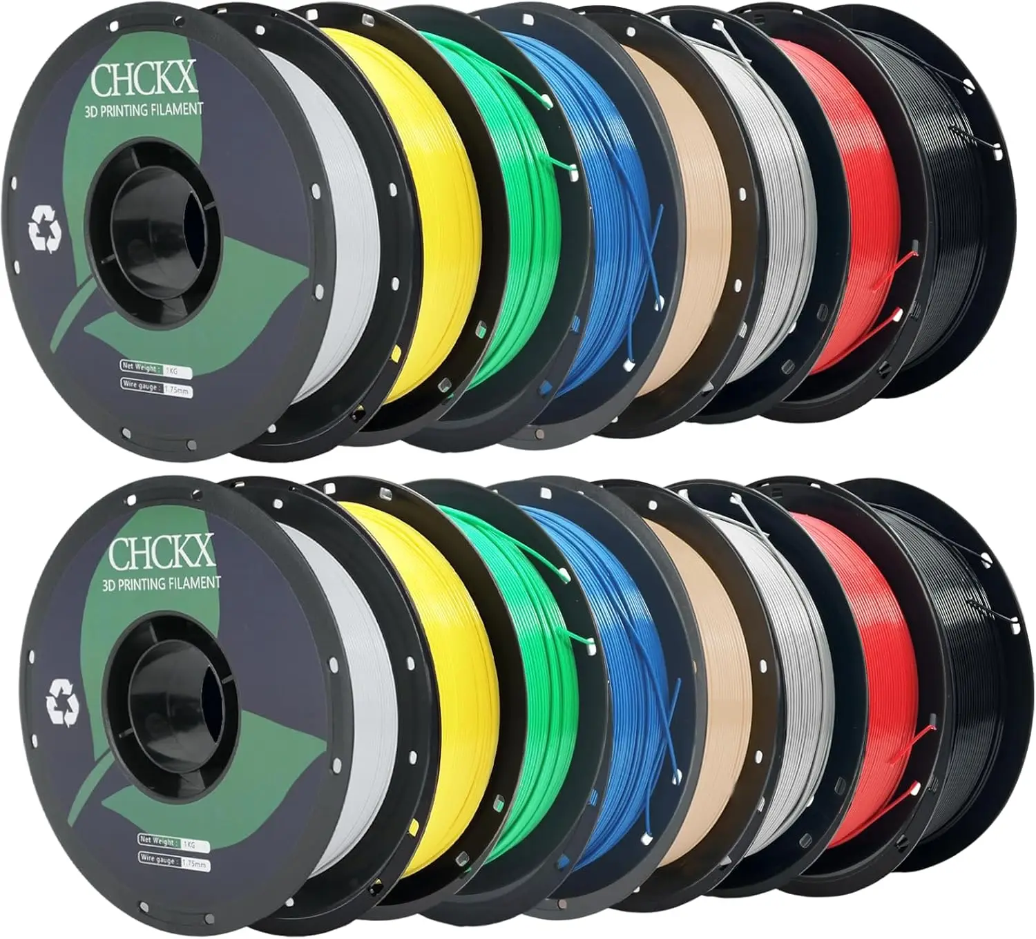 16KG PETG 3D Printer Filament Bundle, 1.75mm for Most Printers, Multi-Color Set
16KG PETG 3D Printer Filament Bundle, 1.75mm for Most Printers, Multi-Color Set
