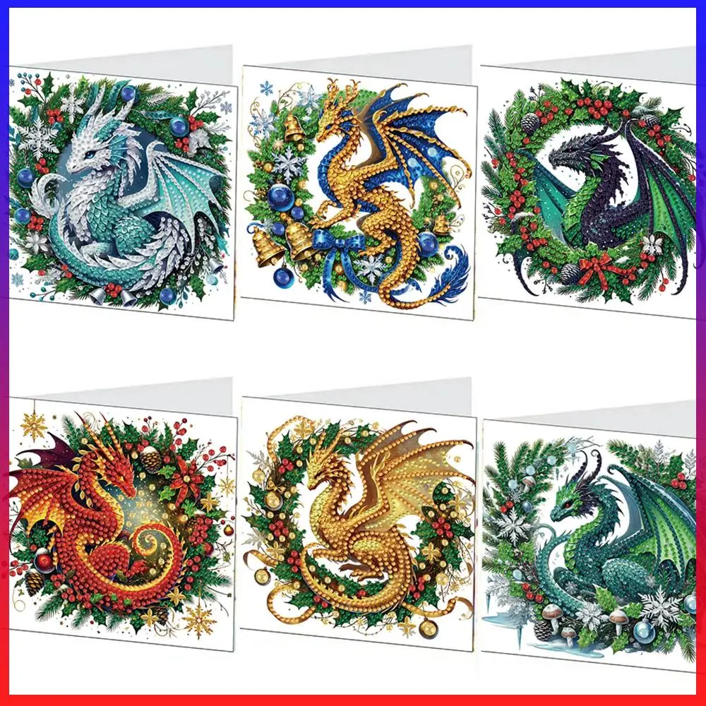 6PCS DIY Rhinestone Diamond Art Mosaic Postcards Xmas Theme Diamond Art Greeting Cards Creative Birthday & Thanksgiving Card Kit
6PCS DIY Rhinestone Diamond Art Mosaic Postcards Xmas Theme Diamond Art Greeting Cards Creative Birthday & Thanksgiving Card Kit