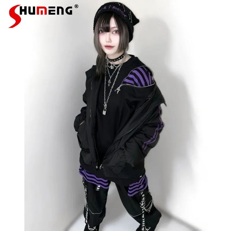 Japanese Subculture Gothic Sweet Cool Sweatshirt 2026 Spring Round Neck Zip Street Fashion Sweatshirt Long Sleeve Top Pullover
Japanese Subculture Gothic Sweet Cool Sweatshirt 2026 Spring Round Neck Zip Street Fashion Sweatshirt Long Sleeve Top Pullover