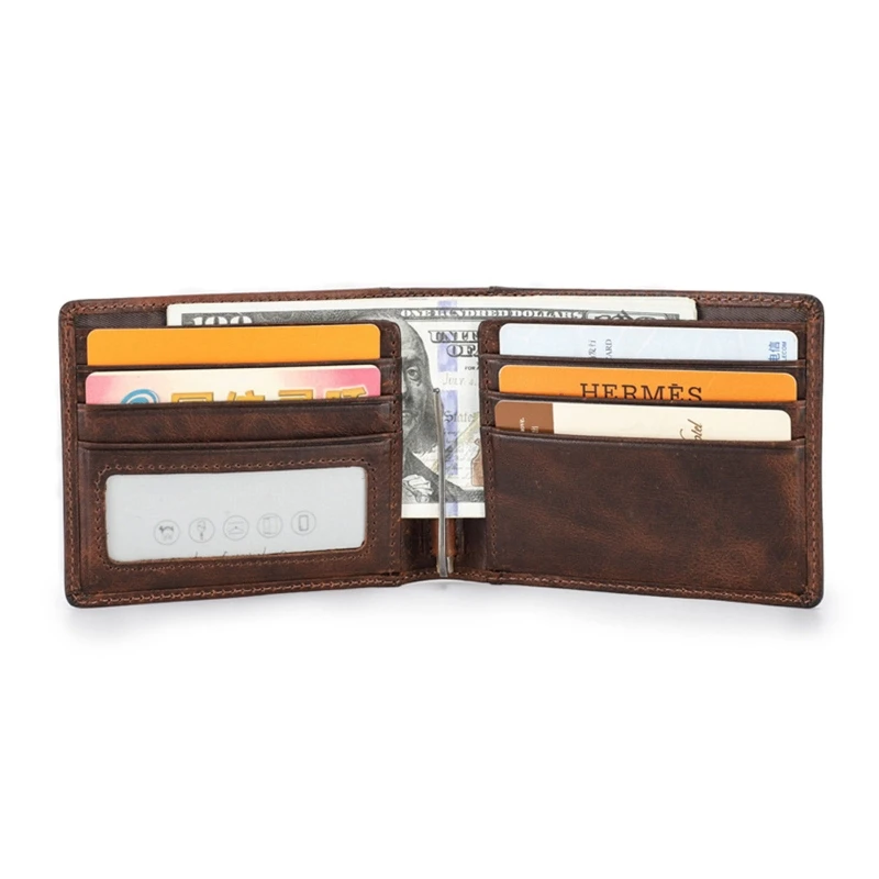 Men Leather Slim Wallet RFID Casual Money Case Wallets Compatible with Airtag F3MD
Men Leather Slim Wallet RFID Casual Money Case Wallets Compatible with Airtag F3MD