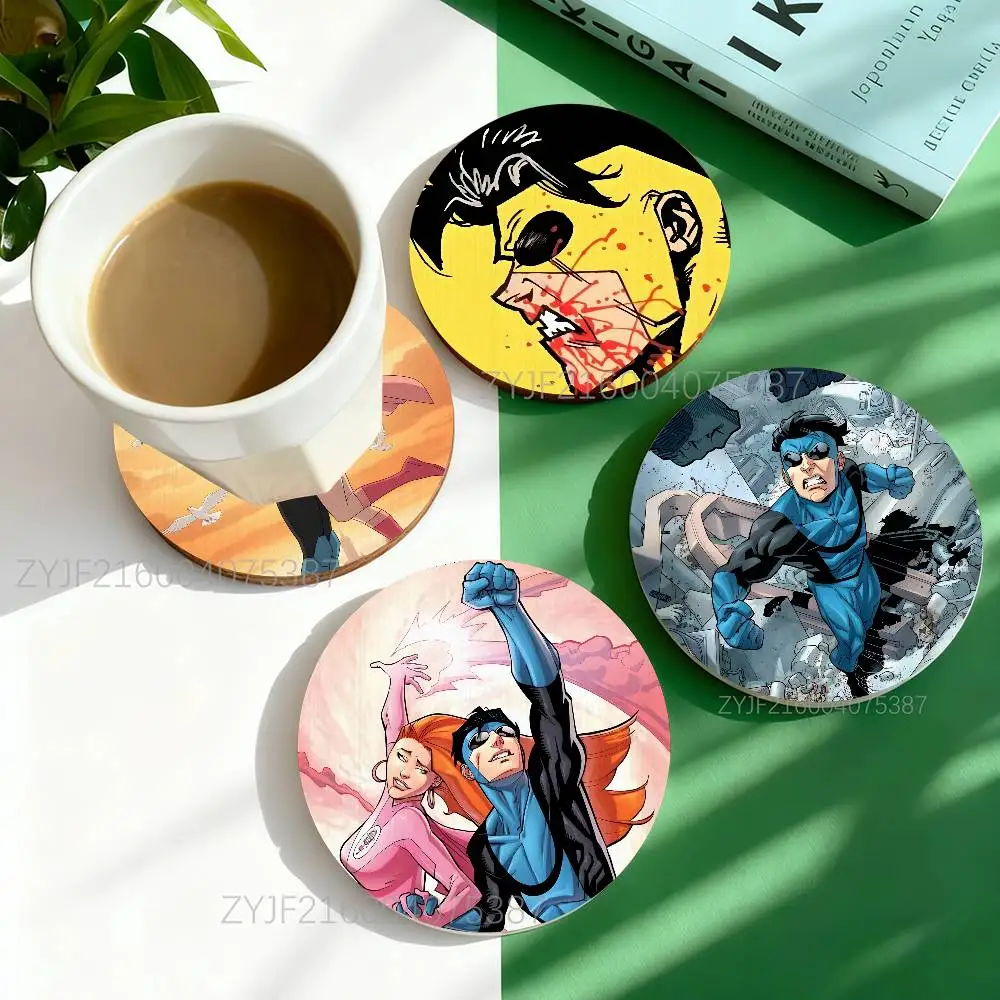 Super Hero I-Invincible Pattern Art Coasters Round Wooden Heat Resistant Non-Slip Home Decor Gift Multifunctional
Super Hero I-Invincible Pattern Art Coasters Round Wooden Heat Resistant Non-Slip Home Decor Gift Multifunctional