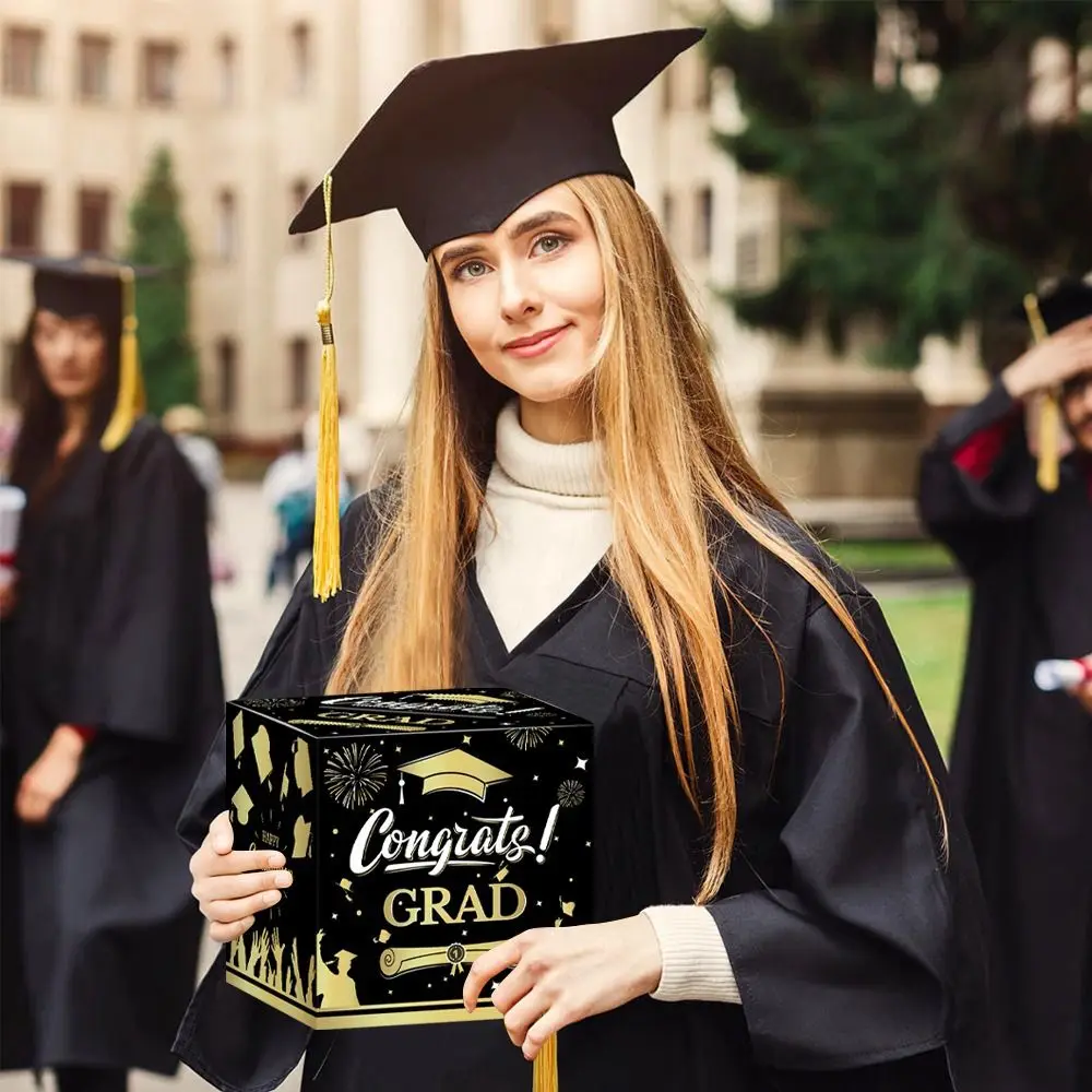 Modern Creative Graduation Ballot Box Foldable Paper Graduation Card Box DIY Reusable Congrats Grad Card Box Celebratory Props
Modern Creative Graduation Ballot Box Foldable Paper Graduation Card Box DIY Reusable Congrats Grad Card Box Celebratory Props