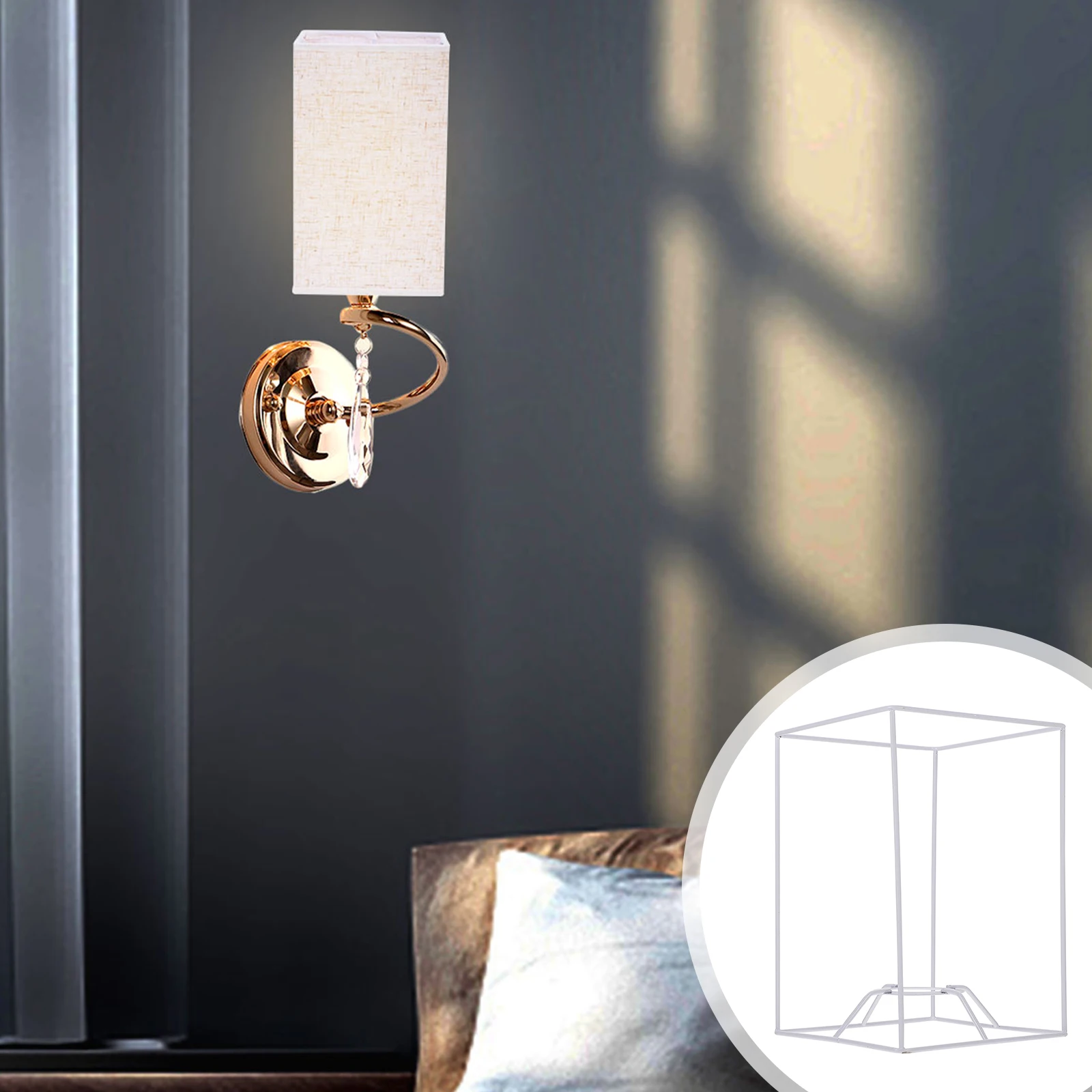 Lampshade Stand Iron Frame Ring Pendant Light DIY Ceiling Hanging Frames Smooth Anti Rust Sturdy Long Use Customizable
Lampshade Stand Iron Frame Ring Pendant Light DIY Ceiling Hanging Frames Smooth Anti Rust Sturdy Long Use Customizable