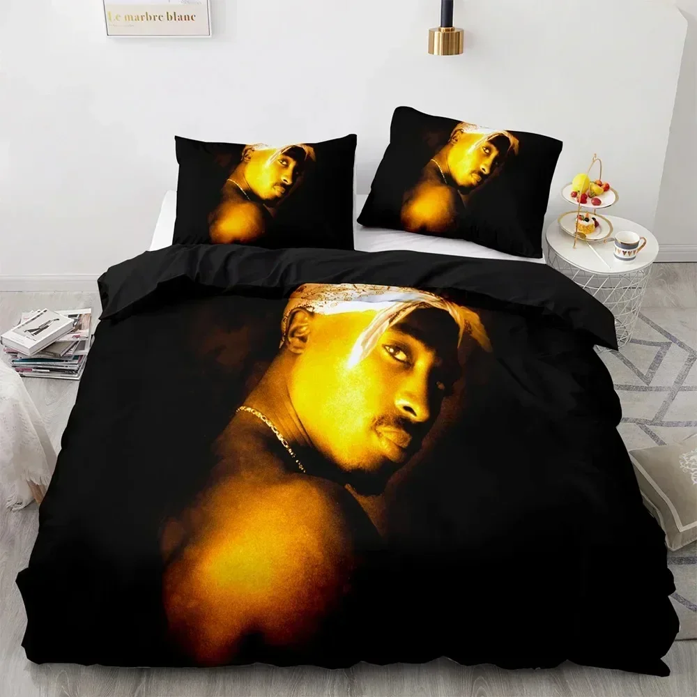 3D Printed Tupac Shakur Rapper Bedding Set For Boys Girls Twin Queen Size Duvet Cover Pillowcase Bed For Kids Adult Bed
3D Printed Tupac Shakur Rapper Bedding Set For Boys Girls Twin Queen Size Duvet Cover Pillowcase Bed For Kids Adult Bed