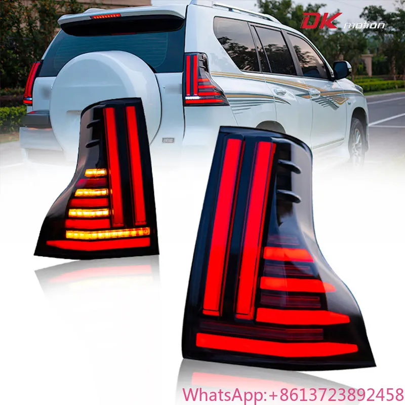 DK Motion Led Tail Lights for Toyota Prado LEXUS GX460 2013-2017 2018-UP Rear Lamp Assembly
DK Motion Led Tail Lights for Toyota Prado LEXUS GX460 2013-2017 2018-UP Rear Lamp Assembly