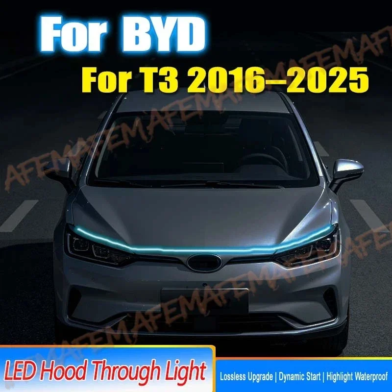 Scan Starting Led Car Hood Light Strip Decorative Lamp Flexible DRL For BYD T3 2016-2025 Daytime Running Lights Headlight Strips
Scan Starting Led Car Hood Light Strip Decorative Lamp Flexible DRL For BYD T3 2016-2025 Daytime Running Lights Headlight Strips