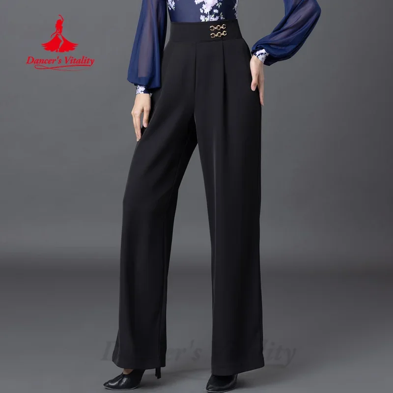 ModernDance SocialDance LatinDance High Waist Straight Leg Wide Leg Pants Women Tango Chacha Samba Professional Practice Clothes
ModernDance SocialDance LatinDance High Waist Straight Leg Wide Leg Pants Women Tango Chacha Samba Professional Practice Clothes