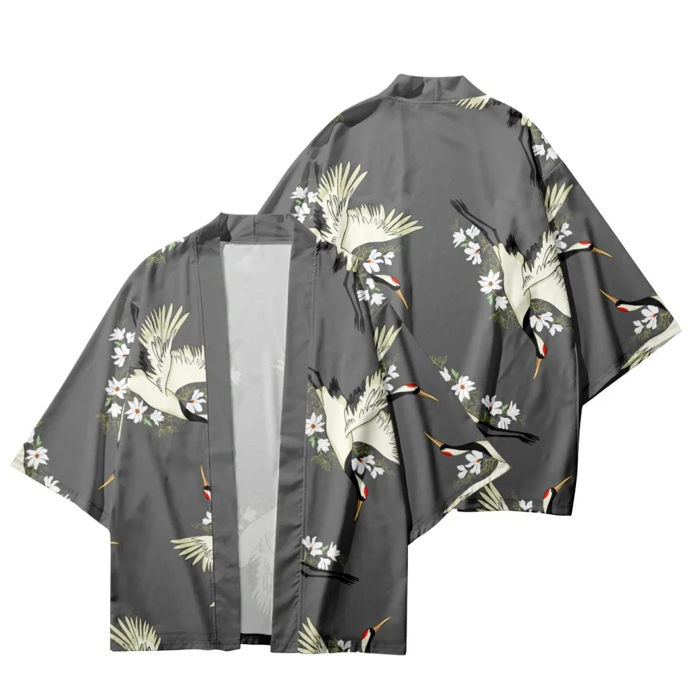 Floral Crane Printed Summer Traditional Casual Loose Thin Kimono Asian Clothes Harajuku Couple Women Men Japanese Cardigan
Floral Crane Printed Summer Traditional Casual Loose Thin Kimono Asian Clothes Harajuku Couple Women Men Japanese Cardigan