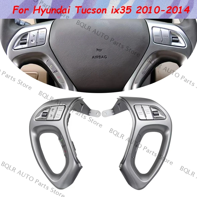 For Hyundai Tucson ix35 2010 2011 2012 2013 2014 Car Steering Wheel Cruise Bluetooth Control Buttons With Cables Light Grey
For Hyundai Tucson ix35 2010 2011 2012 2013 2014 Car Steering Wheel Cruise Bluetooth Control Buttons With Cables Light Grey