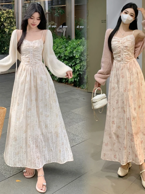 plus Size Floral Print Wrap Waist Dress Cardigan Two Piece Set Spring Design Sensation Market Women's Fashion
plus Size Floral Print Wrap Waist Dress Cardigan Two Piece Set Spring Design Sensation Market Women's Fashion